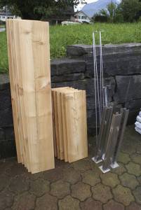 Ein Minimum an Bauteilen